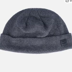 NWOT Billabong Dark Gray Fleece Beanie